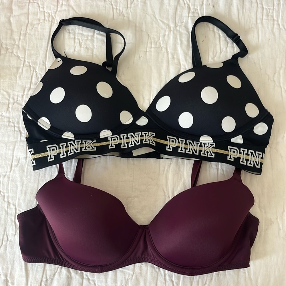 34B PINK bras
